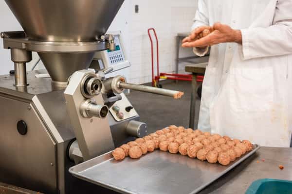 making meatballs