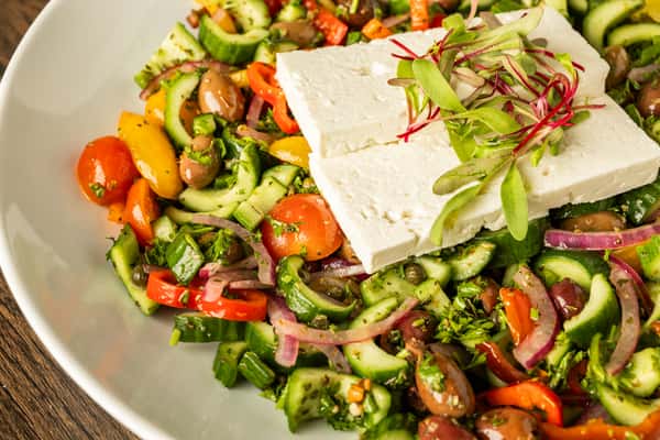 Ney style greek salad
