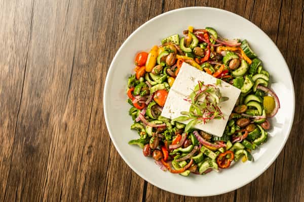 Ney style greek salad