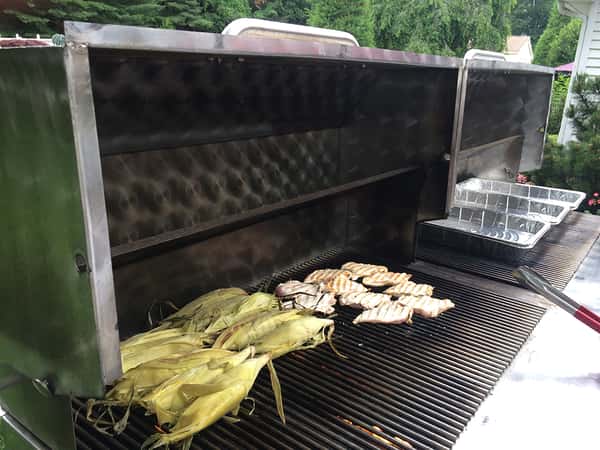 Large outdoor grills