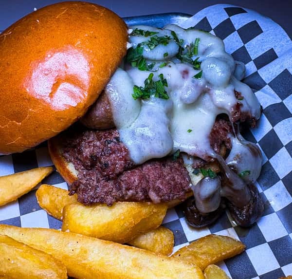 Mushroom & Swiss Smash