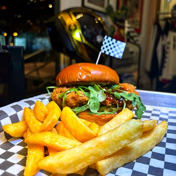 Bee-Stung Chicken Sandwich