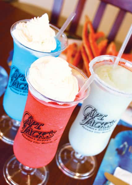capt jacks family buffet - full bar - Drinks with whipped cream