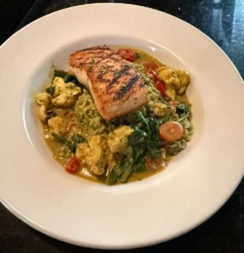 Coconut Curry Salmon