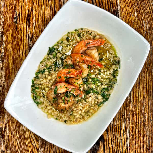 Shrimp & Barley Risotto