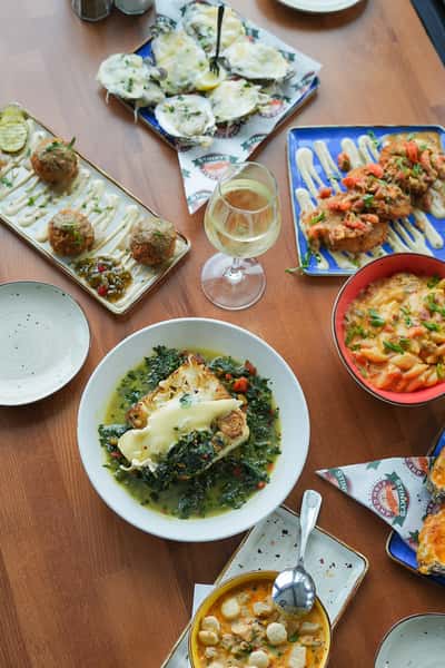 brunch spread