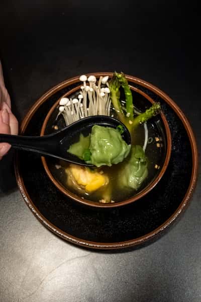 Lobster Shrimp Wonton Soup