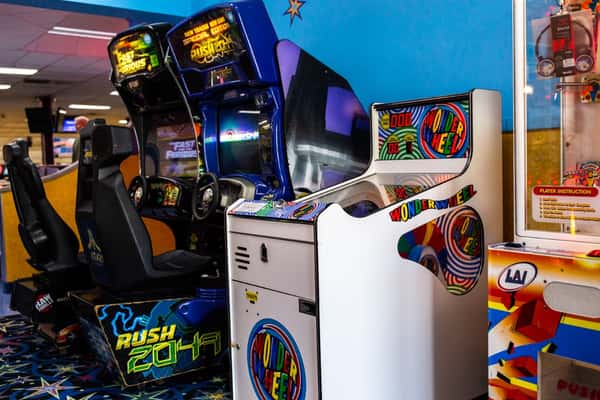 arcade games in the arcade