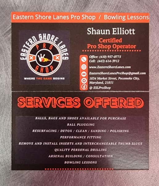 Business Card for Proshop