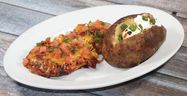 BBQ Bacon Smothered Chicken - Frownie's Summer Menu - Kings Family