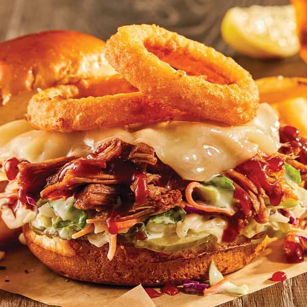 Pulled pork sandwich
