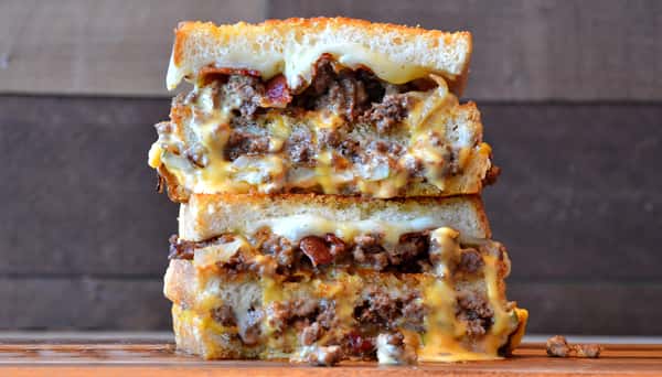 Double Burger Grilled Cheese