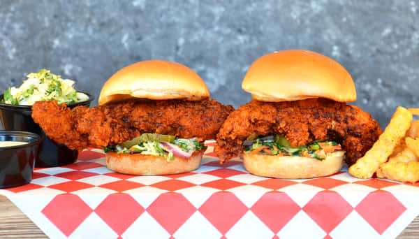 Nashville Chicken Sliders (2) Nashville Hot Chicken Shack Kings