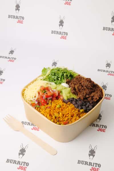 Naked Ground Beef Burrito