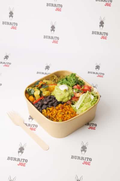 Naked Roasted Vegetable Burrito