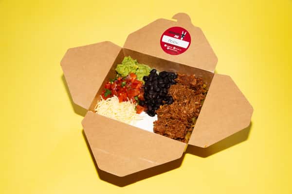 Naked Pulled Pork Burrito