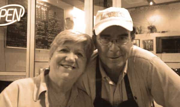 Luisa and Bruce, original founders of Luigi's Pizzeria
