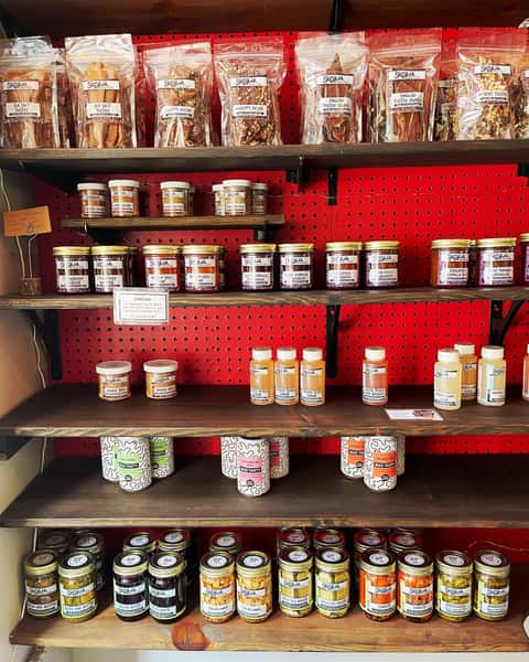 merchandise in the fridge