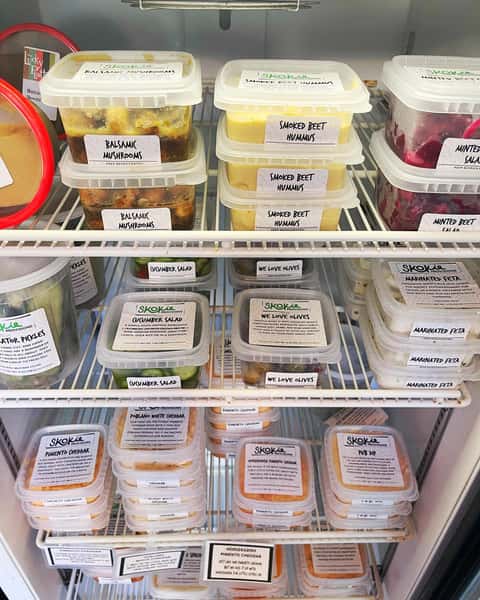 merchandise in the fridge