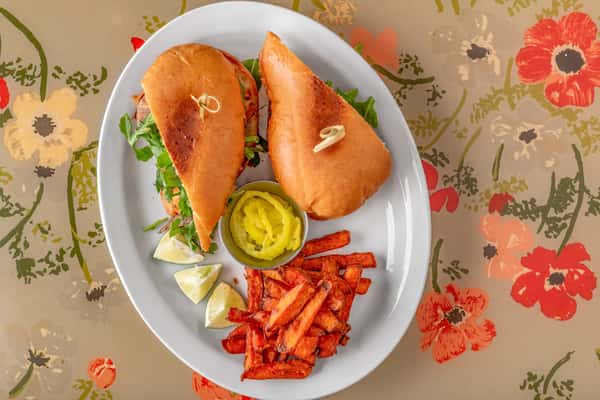Shrimp Po Boy Sandwich