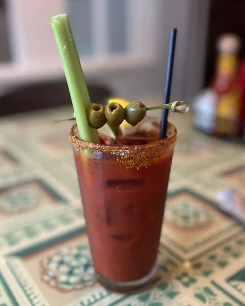 drinks with olive garnish