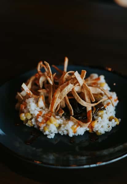 Corn Poblano Risotto