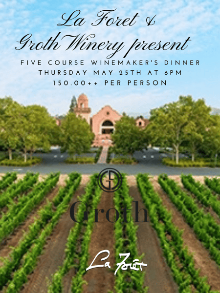 Five Course Wine Pairing Dinner