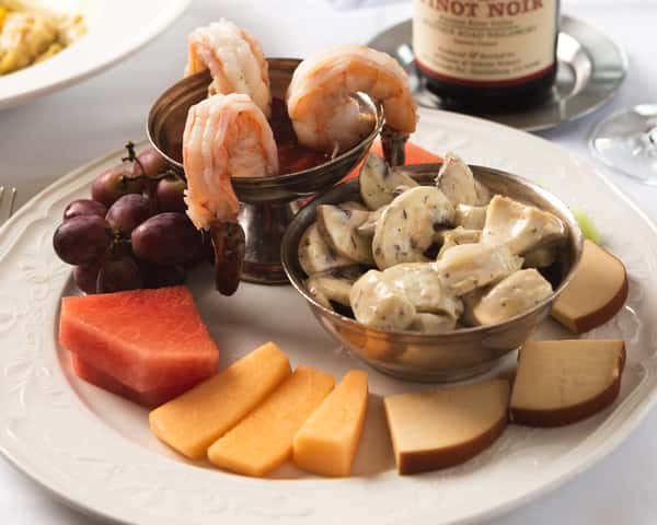 complimentary brunch platter