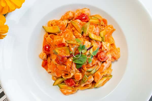 Fettuccine salmone