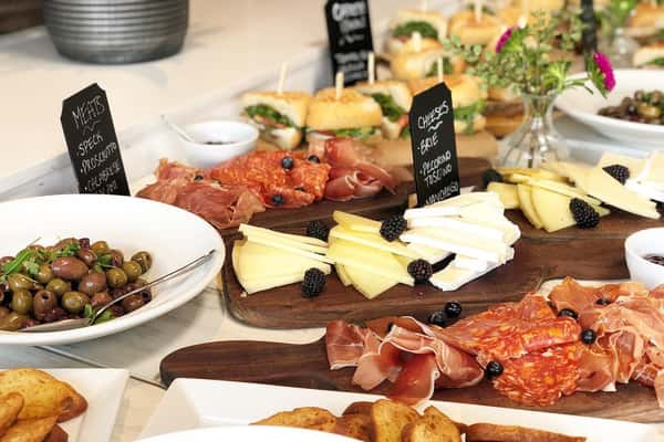 Food spread for an event