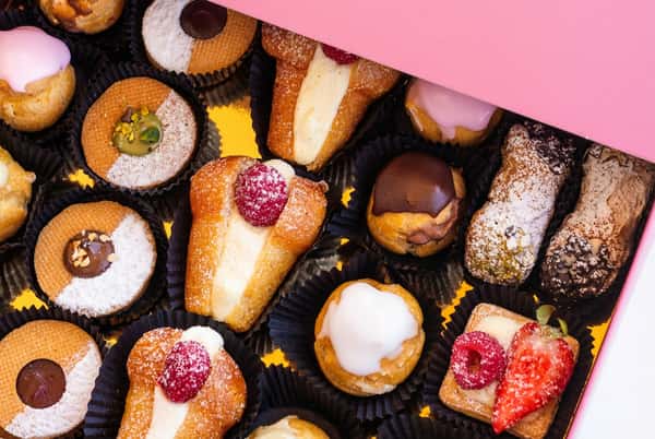 Variety of desserts