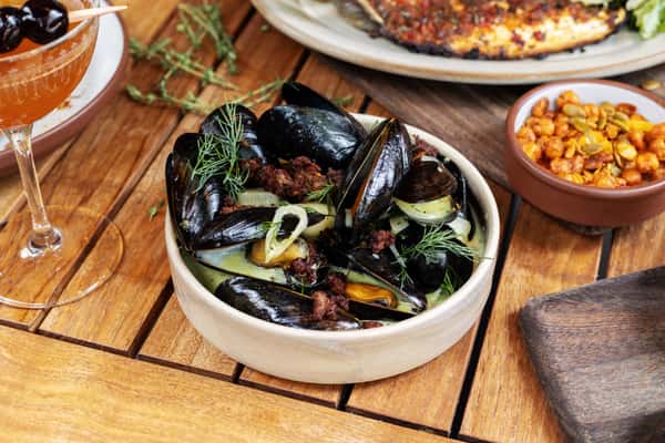 Chermoula Mussels