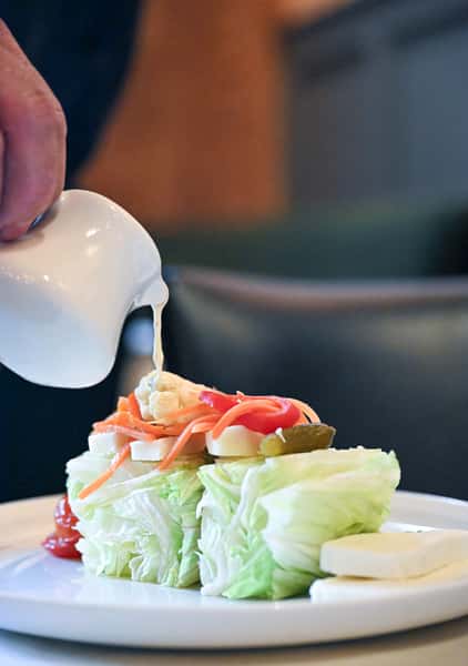 CHILLED ICEBERG 'HOUSE' SALAD *