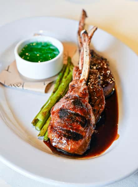 WOOD GRILLED LAMB CHOPS **