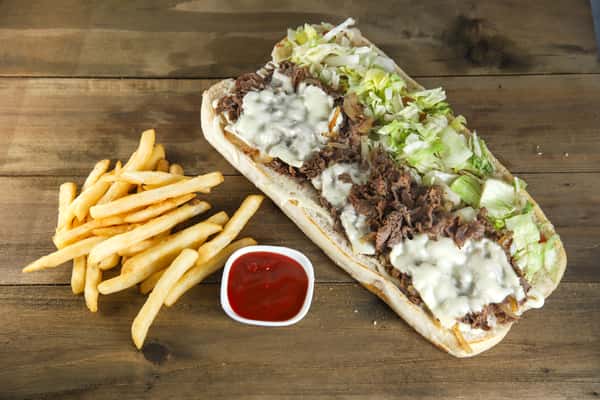 12" Cheesesteak Sub Sandwich