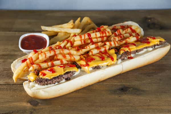 12" Italian Cheeseburger Sub Sandwich