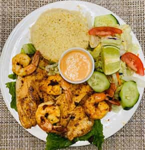 shrimp and chicken dish