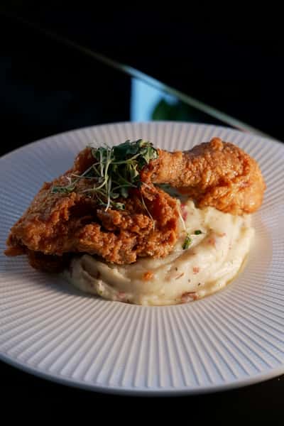 chicken and mashed potato