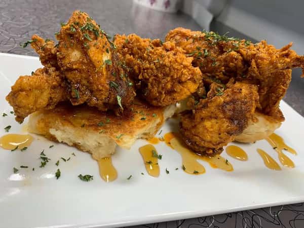 Nashville Hot Chicken and Biscuits