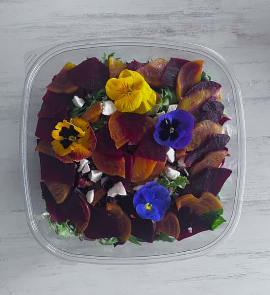 Beet and Goat Cheese Mixed Salad