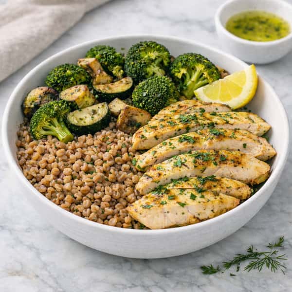 Lemon Herb Chicken Bowl