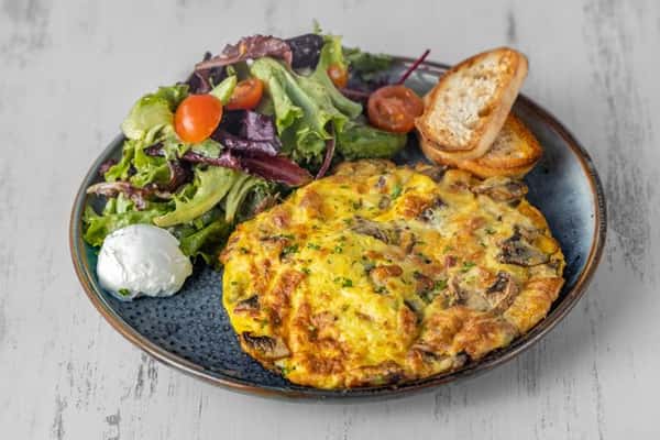Omelette Mushroom & Bacon