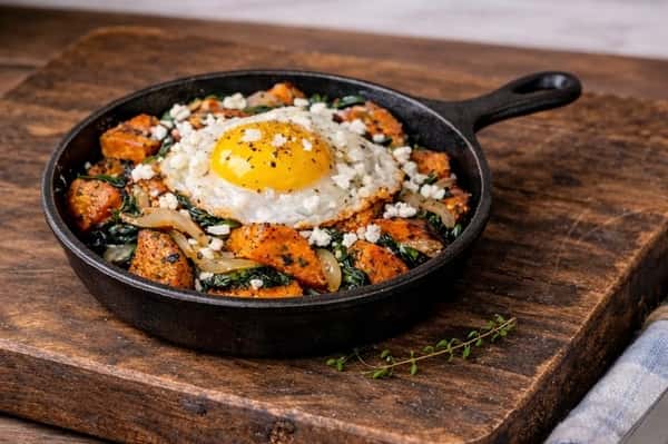 Spinach & Feta, Sweet Potato,