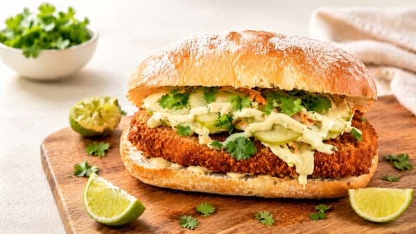 Sweet Cilantro Lime Chicken Sandwich