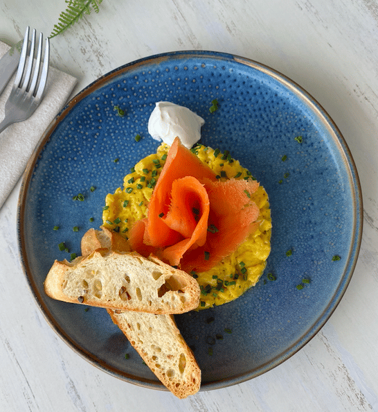 Scrambled Eggs & Smoked Salmon