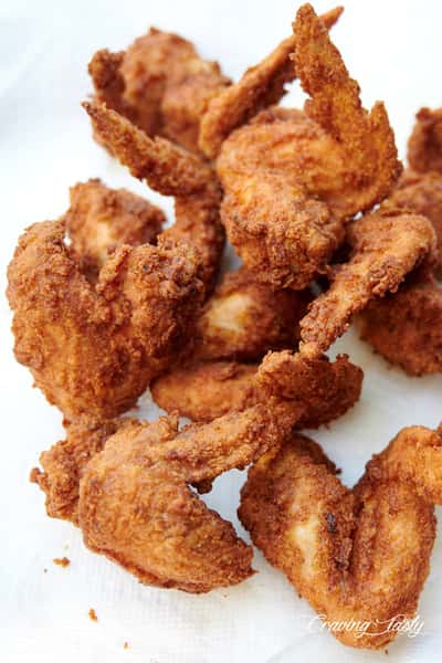 4 Whole Wings & Fries