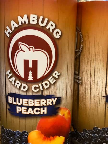 Hamburg Brewing, Blueberry Peach Hard Cider 