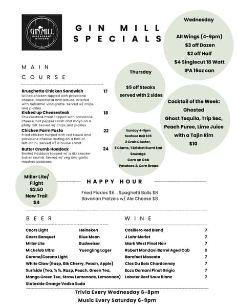 Weekly Specials