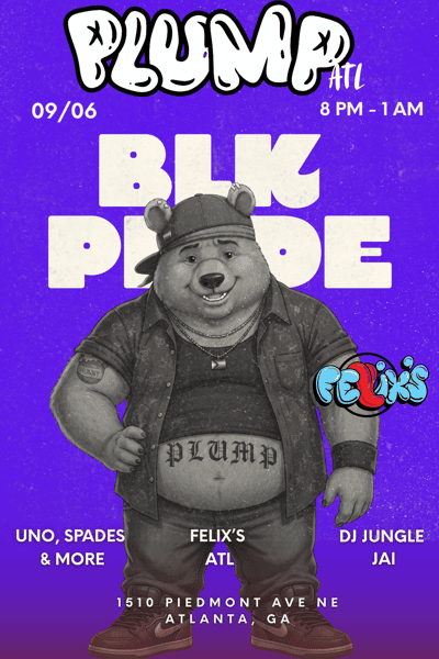 Atlanta Black Gay Pride Plump Party Felix's