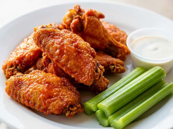 Close up of chicken wings